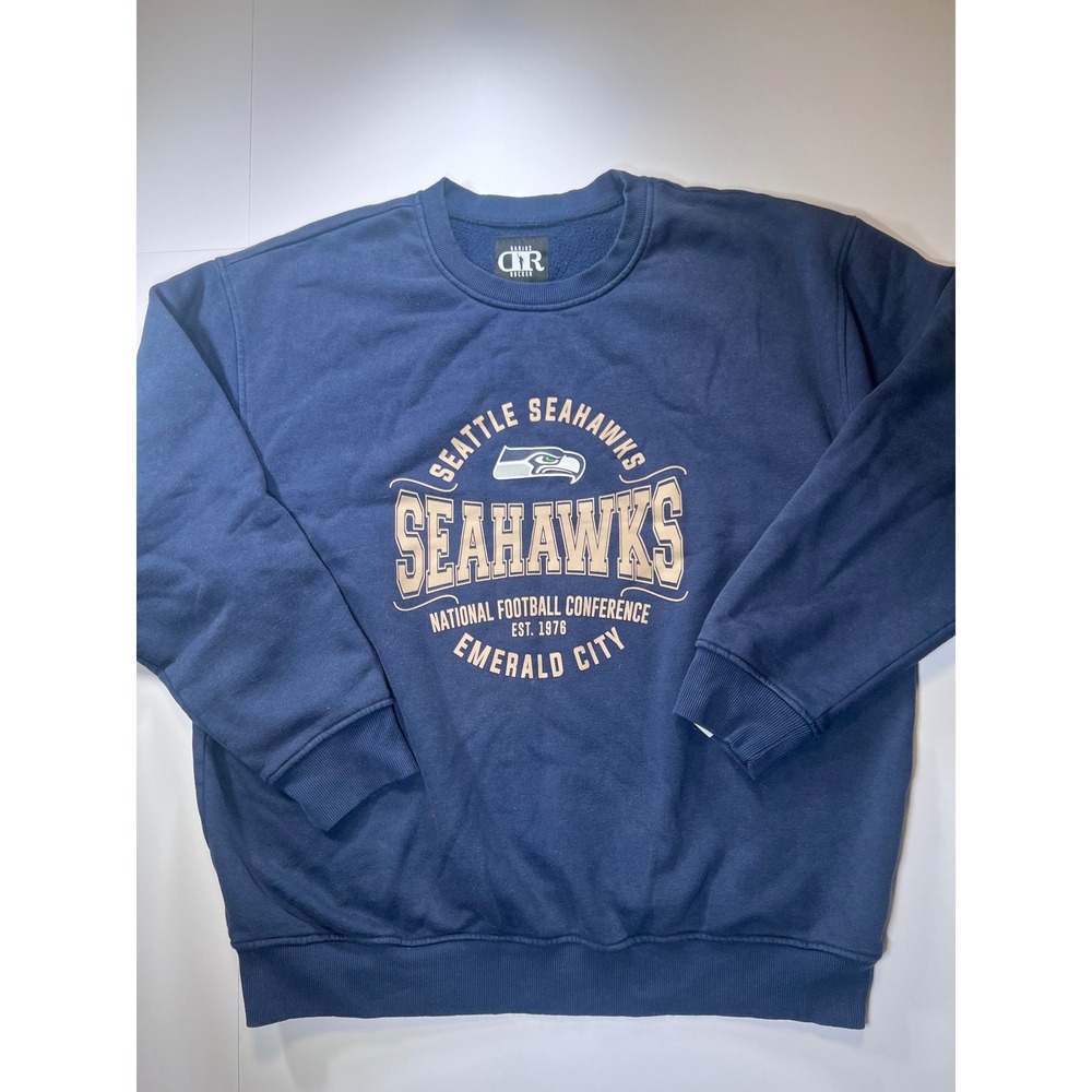 Darius Rucker Seattle‎ Seahawks Sweatshirt Mens 2XL Navy Blue Graphic Pullover